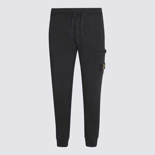 Stone Island 6200010 Organic Cotton Fleece Slim Fit Joggers - Black - K2S156200010S0051V0029