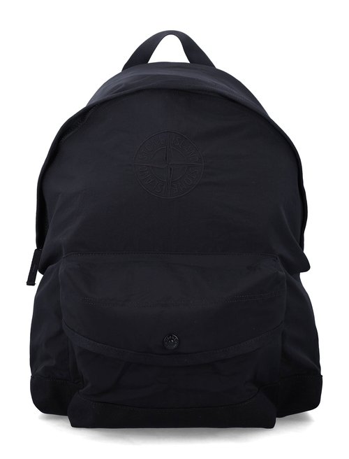 Stone Island Black Nylon Backpack - 9200003S0064V0029