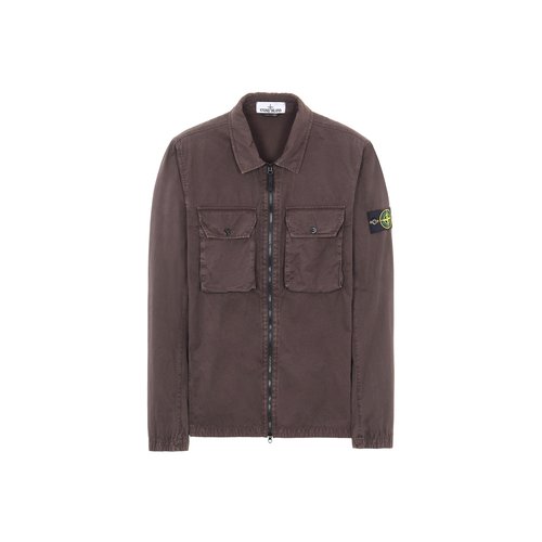 Stone Island Brushed Cotton Overshirt - 113WN.V0176