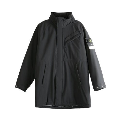 Stone Island Classic High Neck Long Coat - 7100002S0A27V0029