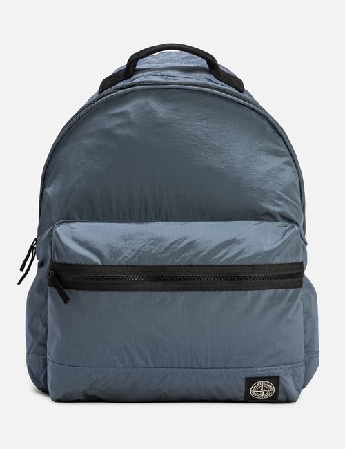 Stone Island Coated Nylon Metal In Econyl Backpack - Dark Blue
