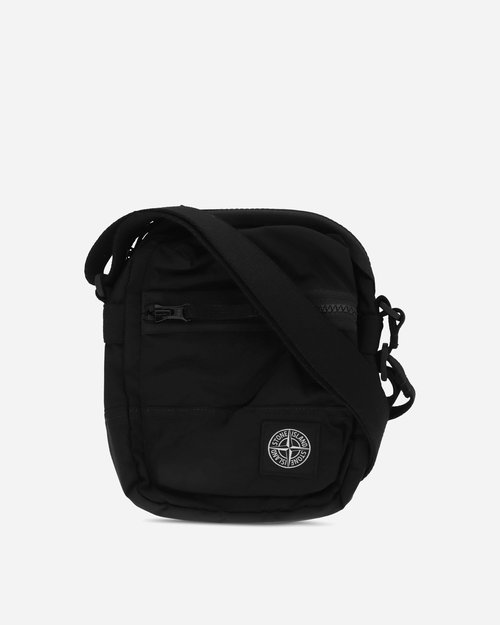 Stone Island Coated Nylon Metal Pouch Bag Black - L1S159200015S0251V0029