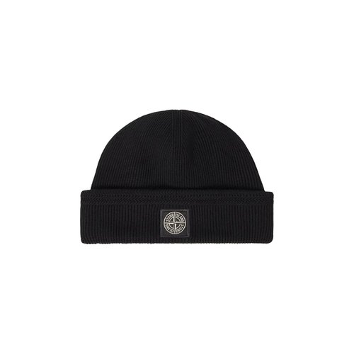 Stone Island Compass Patch Organic Cotton Beanie - N100102S00D7V0029