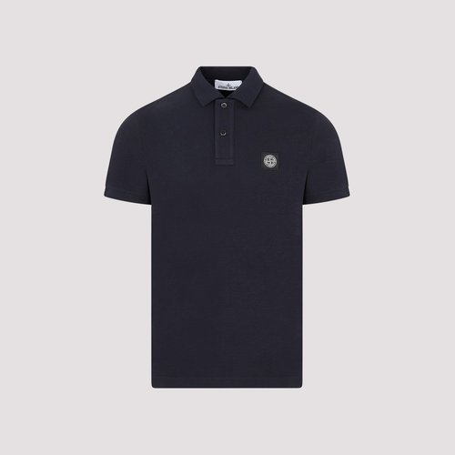 Stone Island Compass Patch Logo Polo - 22002SCS0017V0020