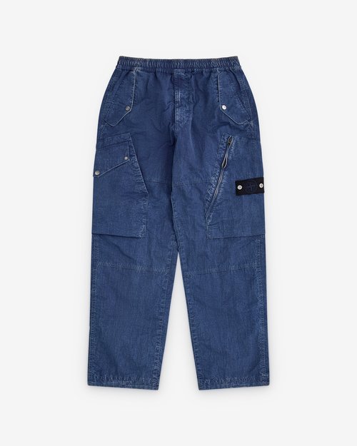 Stone Island Denim Cargo Trousers - Indigo - K2S153100045S00J3-V0021