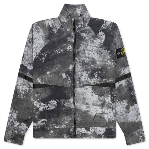 ジャケット・アウター Stone  DISSOLVING GRID CAMO JACKET STONE ISLAND - 【ラスト1点】661E1 / DISSOLVING GRID CAMO ON ECONYL