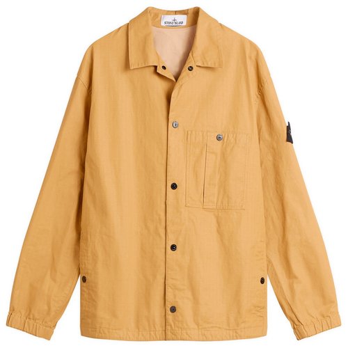 Stone Island Double Coated Cotton Ripstop Shirt Jacket - Mustard - L1S151200018-V0034