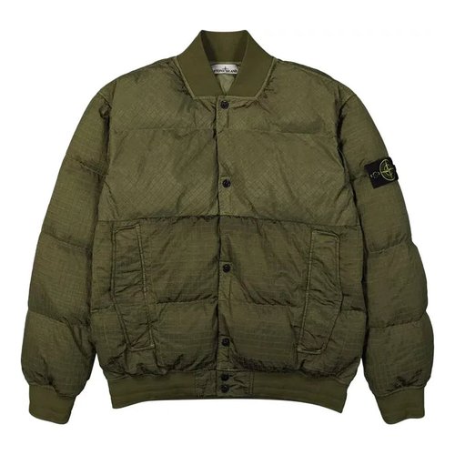 Stone Island Down Puffer Jacket - Olive Green - 791543232-V0058