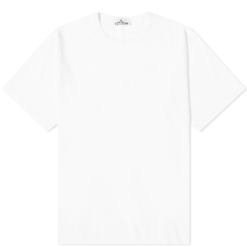Stone Island Embroidered Logo T-Shirt - White - 7915204-V0001