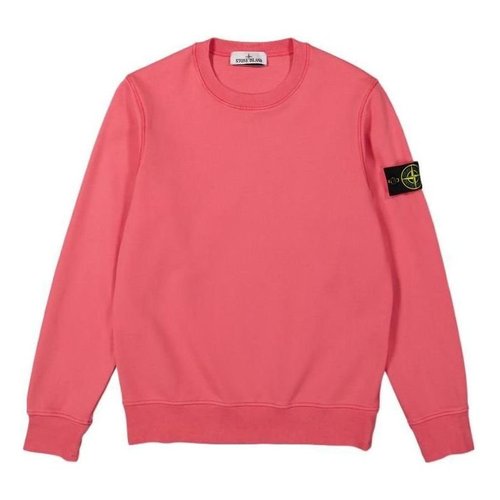 Stone Island Garment Dyed Fleece Sweatshirt - Pink - 101563051-V0087