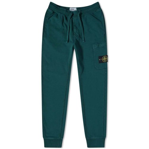 Stone Island Garment Dyed Pocket Jogger - Bottle Green - 101564551-V0053