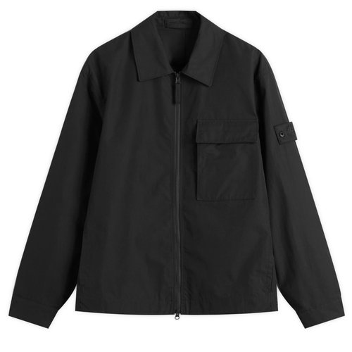 Stone Island Ghost Weatherproof Cotton Canvas Shirt Jacket - Black - K2S151200018-V0029