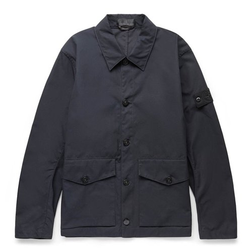 ジャケット・アウター STONE  22AW GHOST PIECE 7715437F1 Stone Island - Blue O-Ventile Stone Island Ghost Piece