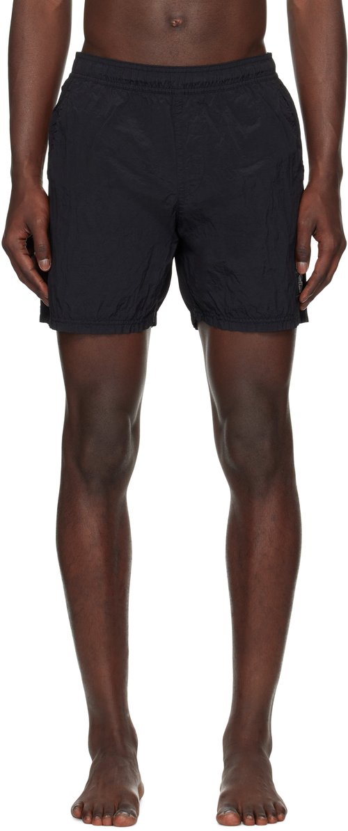 Stone Island Green B100004 Nylon Metal Swim Shorts - V0054 Military Green - K2S15B100004S0043