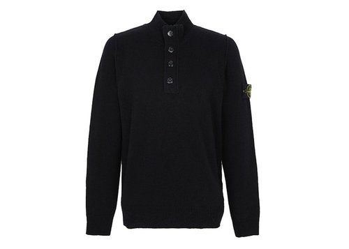 Stone Island Half Zip Up Sweater - Black - K2S155100040S00A3-V0029