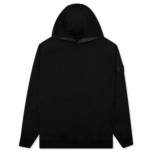 Stone Island Hooded Sweatshirt 653F3 - Black - MO7415653F3V0029