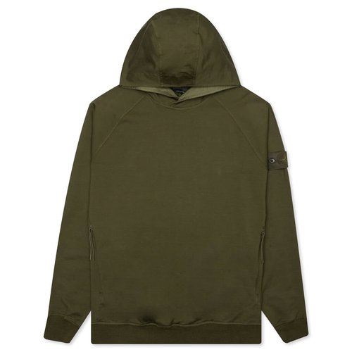 Stone Island Hooded Sweatshirt 653F3 - Military Green - MO7415653F3V0054