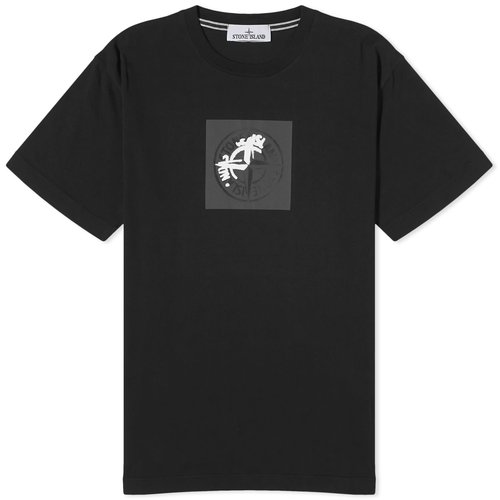 Stone Island Reflective One Badge Print T-Shirt 'Black