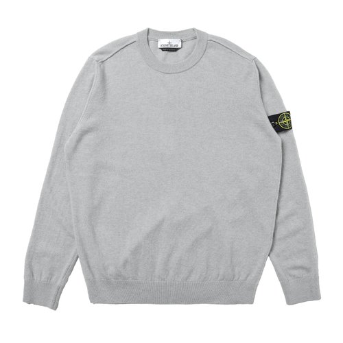 Stone Island Light RWS Geelong Wool Sweater Melange Pearl Grey - L1S155100010S00B4-V0M61