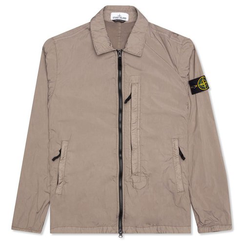 Stone Island Lightweight Overshirt - Mud - MO731510123V0068