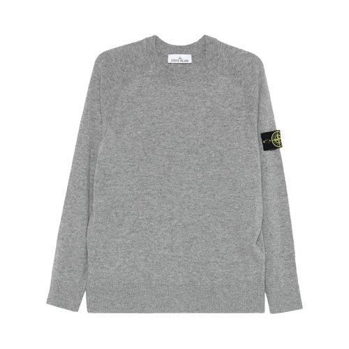 Stone Island Logo Appliqué Wool Sweater - 5100045S00B4V0M6B