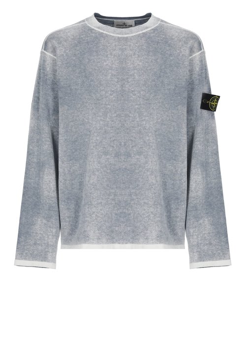Stone Island Logoed Sweater - Dark Blue - K1S155100030S00Z2V0024