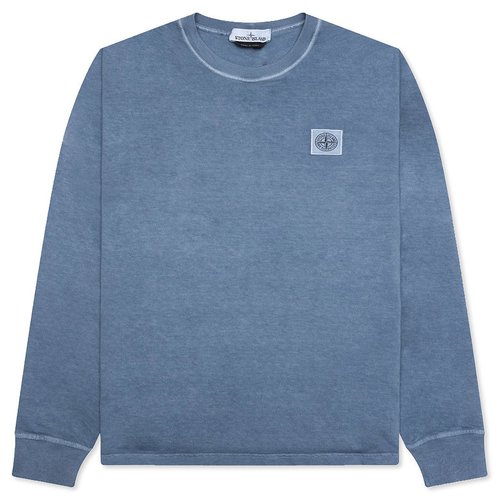 Stone Island Long Sleeve T-Shirt - Avio Blue - MO771521842V0124