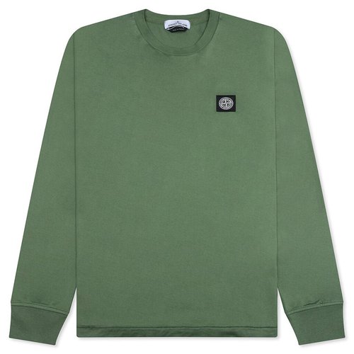 Stone Island Long Sleeve T-Shirt - Olive Green - MO771522713V0058