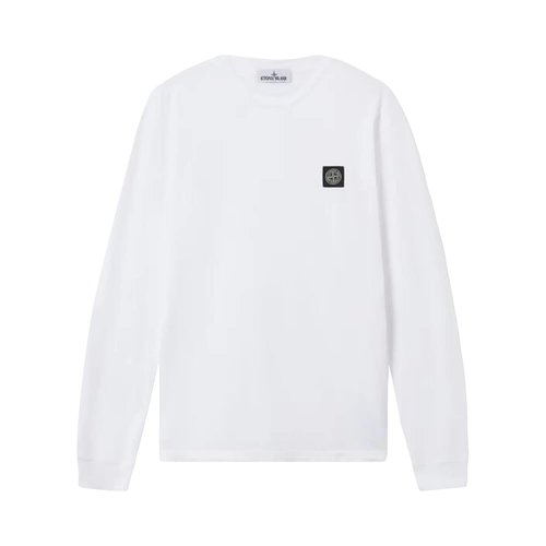 Stone Island Long-Sleeve T-Shirt - White - 2100031S0013V0001