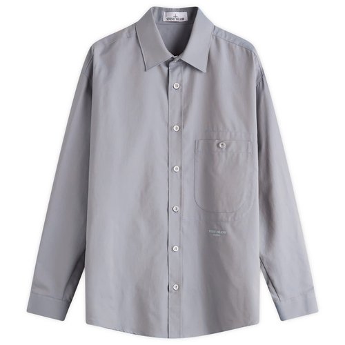 Stone Island Marina Oxford Overshirt - Blue - K2S151100003-V0040