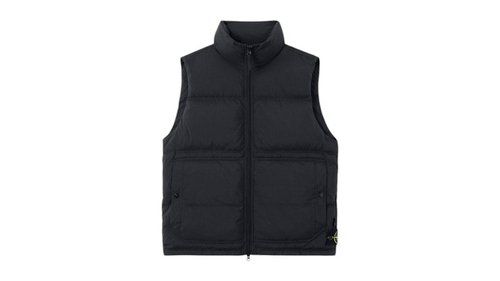 Stone Island Matt Ripstop Cordura Advanced Fabrics G100017 Vest - Black - G100017