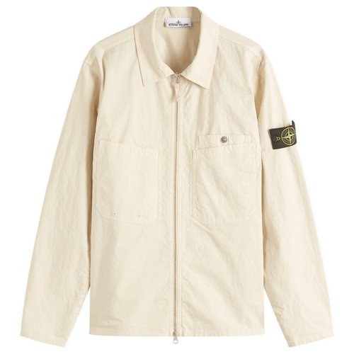 Stone Island Mil-Spec Stretch Ripstop-TC Shirt Jacket - Stone - K1S151200012-V0095