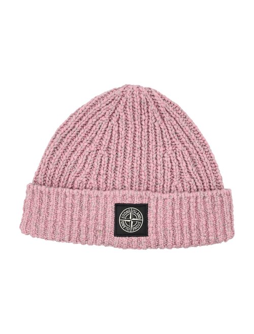 Stone Island Mouliné Wool Beanie With Compass Logo - S15N100014S00N1V0M80