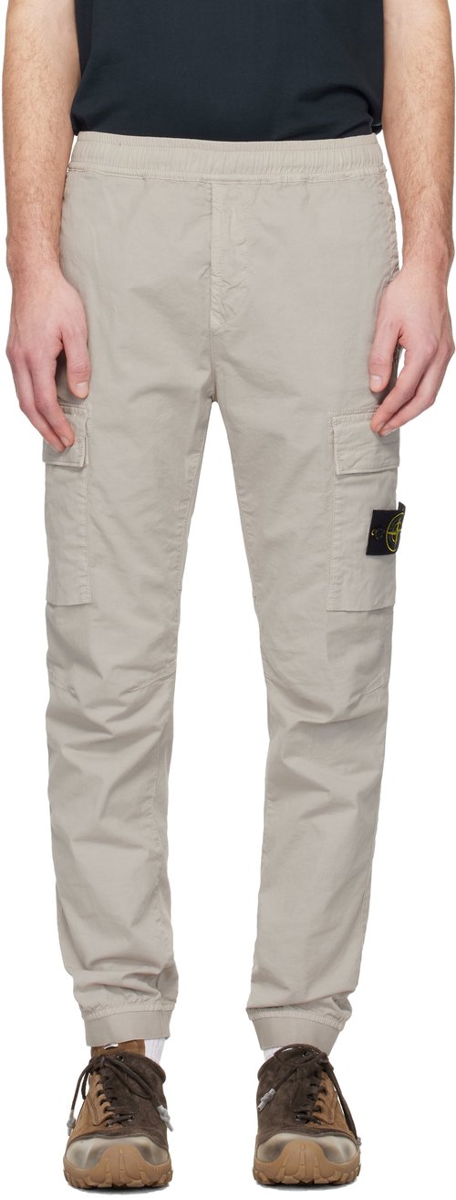 Stone Island Navy 3100031 Stretch Cotton Tela Cargo Pants - V0020 Navy Blue - L1S153100031S0A10