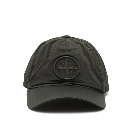 Stone Island Nylon Metal ECONYL Regenerated Nylon Cap Olive Green - 99576_V0058