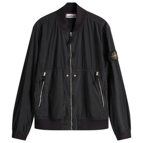 Stone Island Nylon Metal Watro-TC ECONYL Bomber Jacket - Black - K1S154100019-V0029