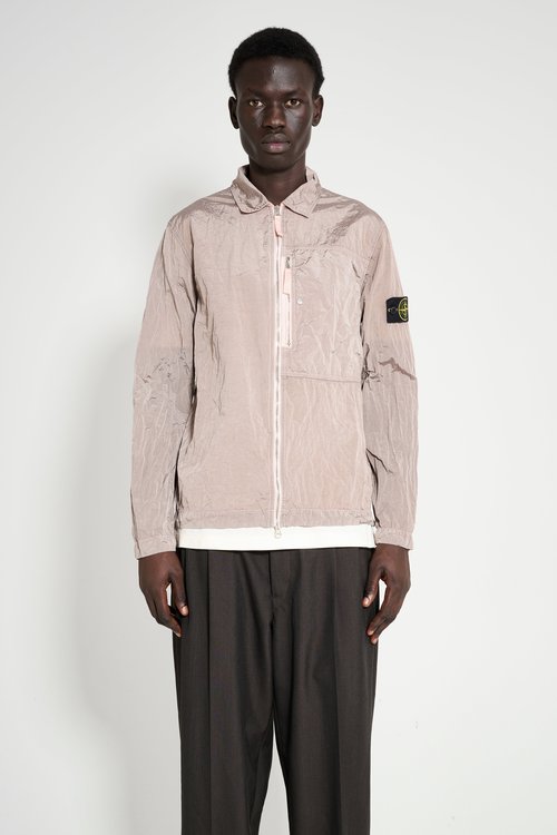 Stone Island Nylon Overshirt - Antique Rose - K1S151200005S0019V0082