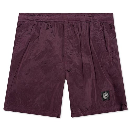 Stone Island Nylon Metal Shorts - Dark Burgundy - MO7615B0943-V0011