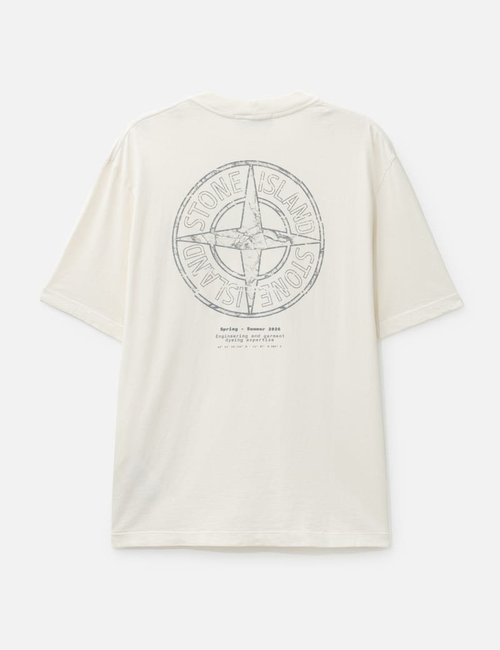 Stone Island Organic Cotton Jersey T-Shirt - Ivory