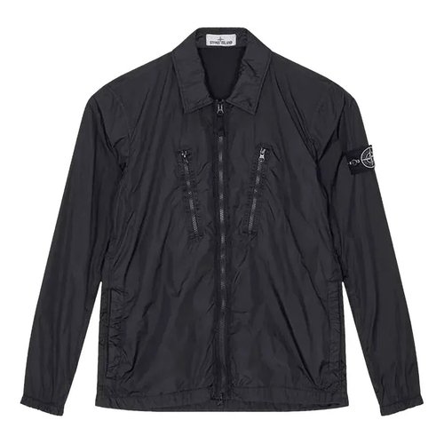 Stone Island Overshirt - Black - 751510523-V0029