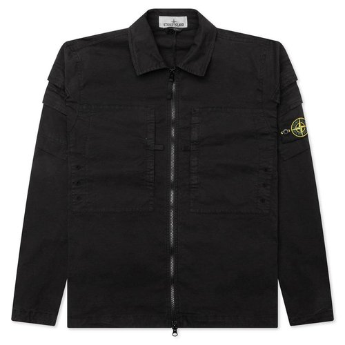 Stone Island Overshirt - Black - MO791510610V0029