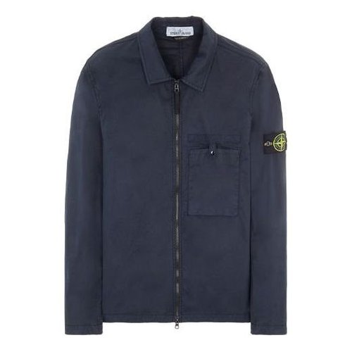 Stone Island Overshirt - Blue - 761512619-V0020