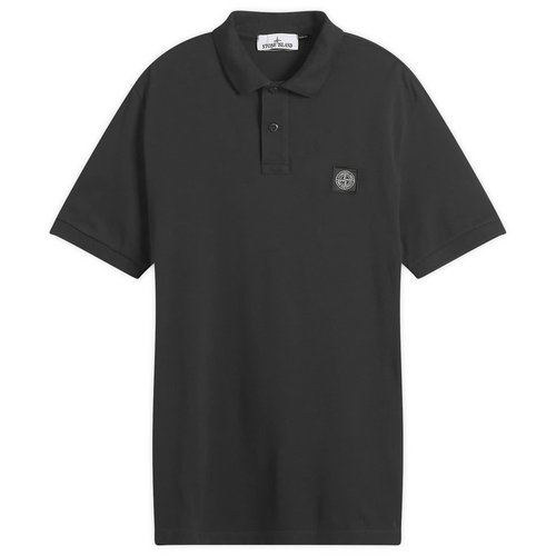 Stone Island Patch Logo Polo - Black - L1S152200008-V0029