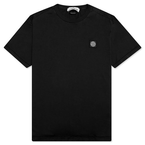 Stone Island Patch Logo S/S Tee - Black - MO751524113V0029