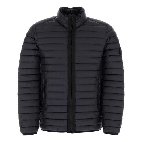 Stone Island Recycled Light Down Jacket - Navy Blue - 791542324-V0020