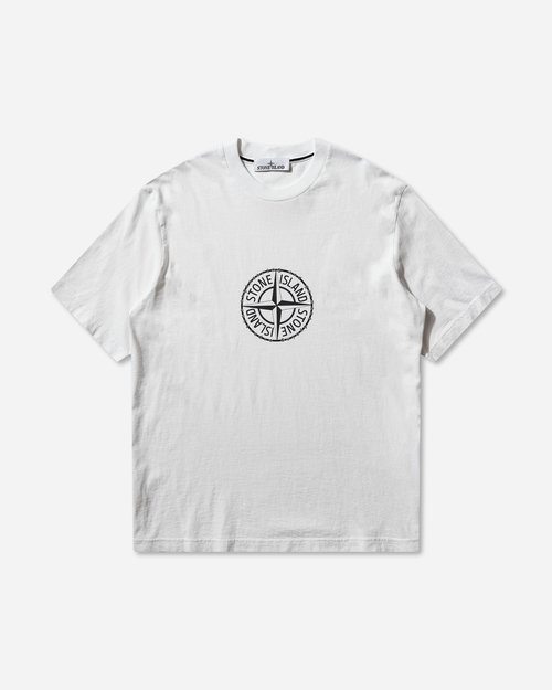 Stone Island T-shirt With all Around Compass Print - White - L1S152100001S0362V0001