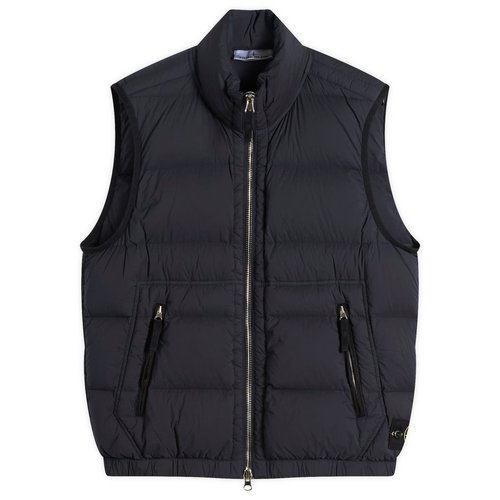 Stone Island Seamless Tunnel Nylon Down-TC Vest - Navy Blue - K2S15G100007-V0020