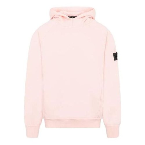 Stone Island Shadow Project Cotton Fleece Popover Hoodie - Pink - 781960219-V0080