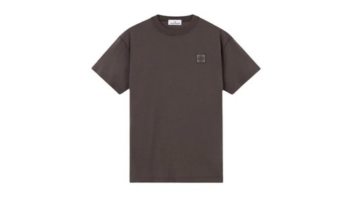 Stone Island Short Sleeve Compass Logo Ghost T-Shirt - Charcoal