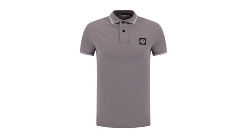 Stone Island Short Sleeve Polo Shirt - Cement